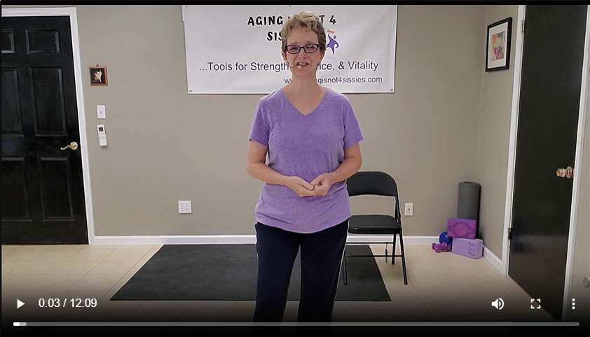 Aging is Not for Sissies Intro & 5 Daily Stretches by Angela Butler-Hacket 