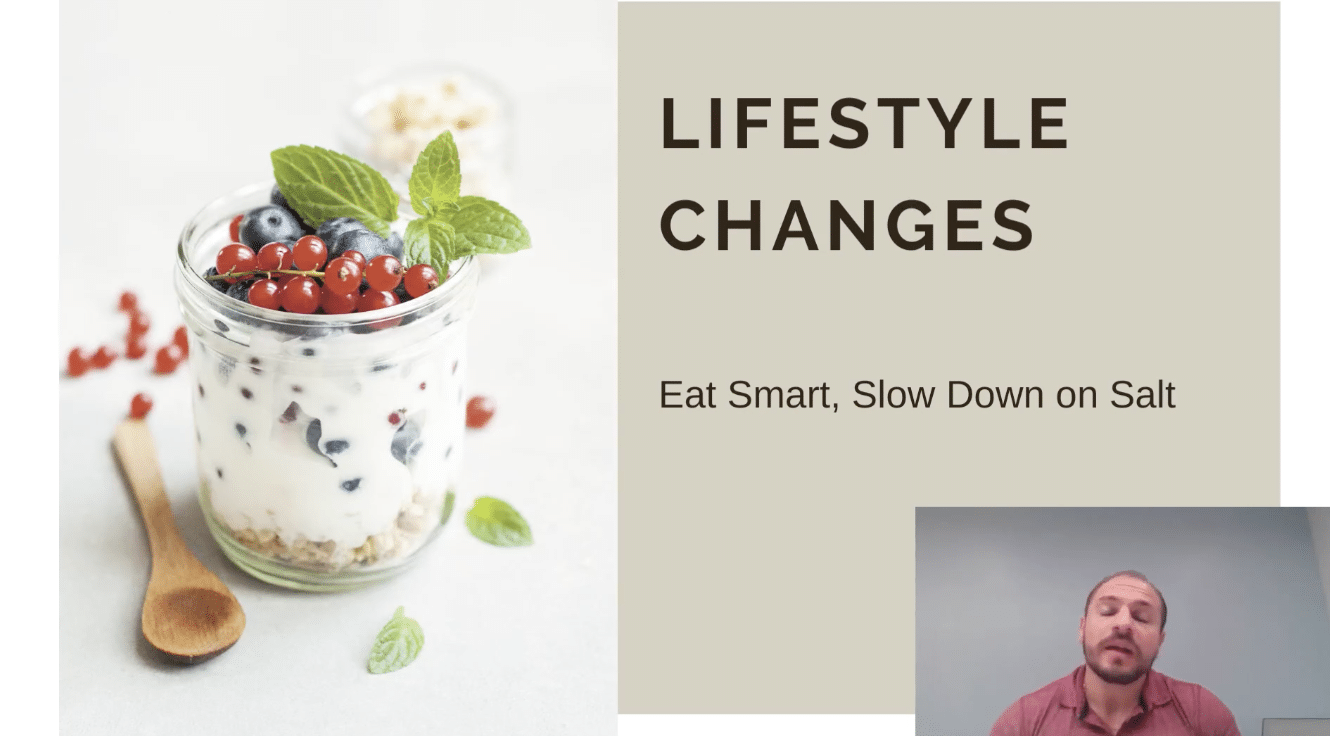 Lifestyle Changes; Eat Smart, Slow Down on Salt by Mark Dionisio 