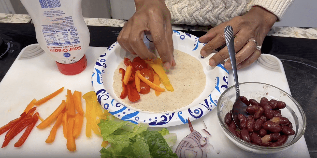 Rainbow Crunch Wrap Recipe by Avante Bailey